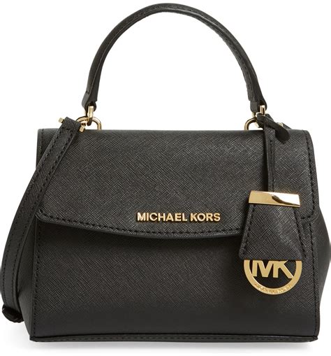 michael michael kors ava extra small leather crossbody bag|Michael Kors large crossbody handbags.